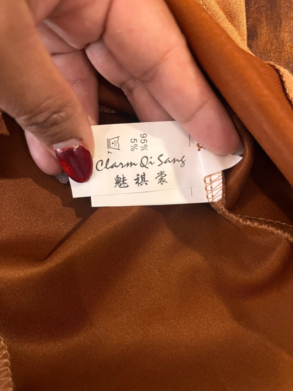 Women's Open-Front faux Suede Jacket Tan size M western minimalist - Picture 9 of 9